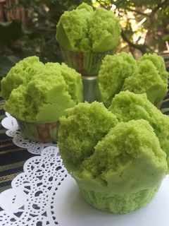 Foto resep Bolu Kukus Mekar Pandan (no mixer 1 telur aja)