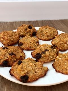Una foto de Galletas de manzana avena y pasas