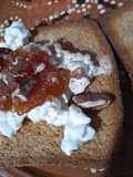 Pan tostado y cottage 🍞