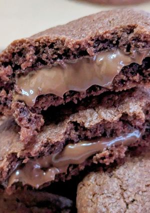 Une photo de Sablés fourrés au Nutella