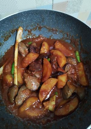 Foto resep Semur Ati Ayam dan kentang