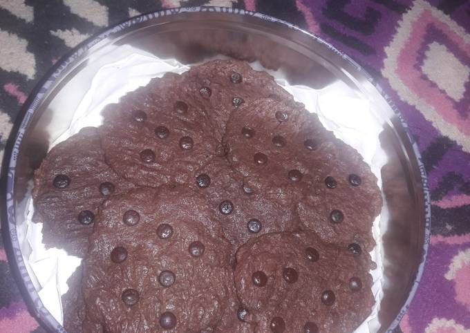 Cookies chocochip tanpa oven dan mixer