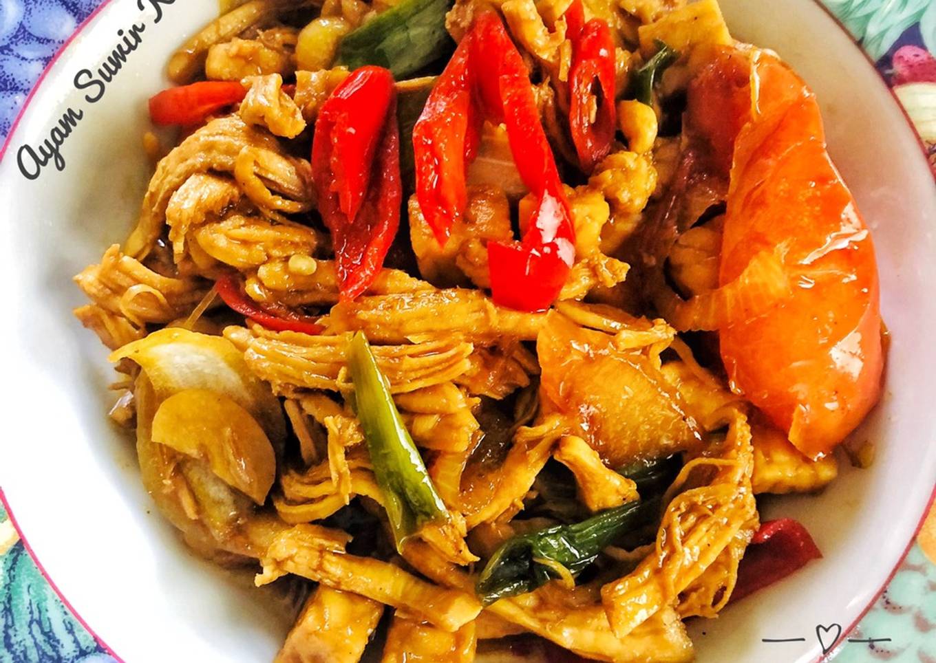 Ayam Suwir Kecap