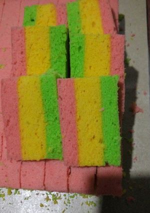 Foto resep Bolu pelangi