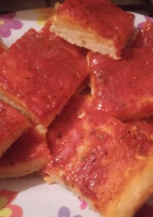 Una foto de Pizza casera con Royal