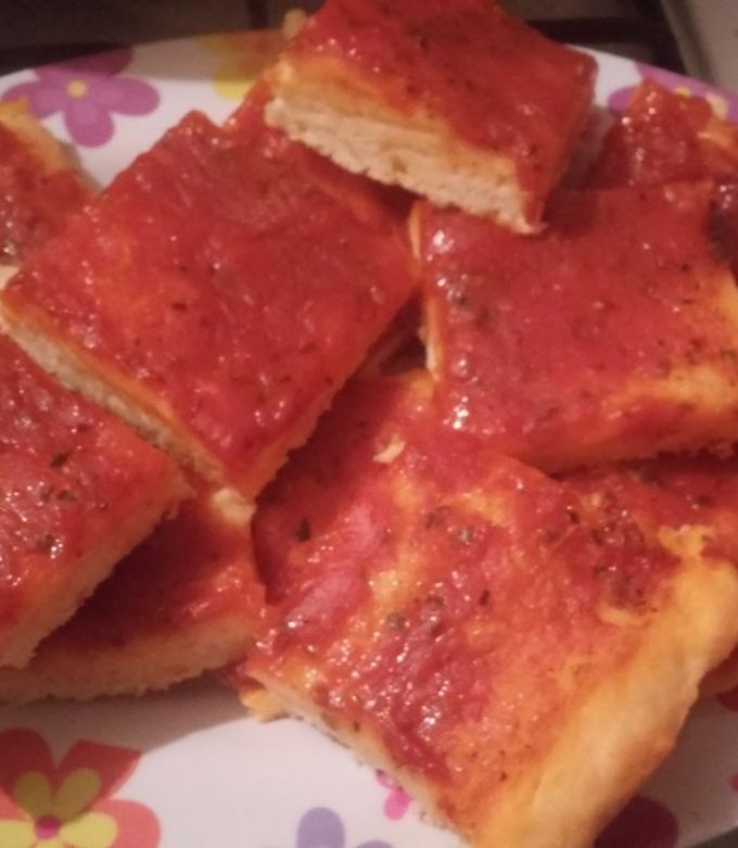 Una foto de Pizza casera con Royal
