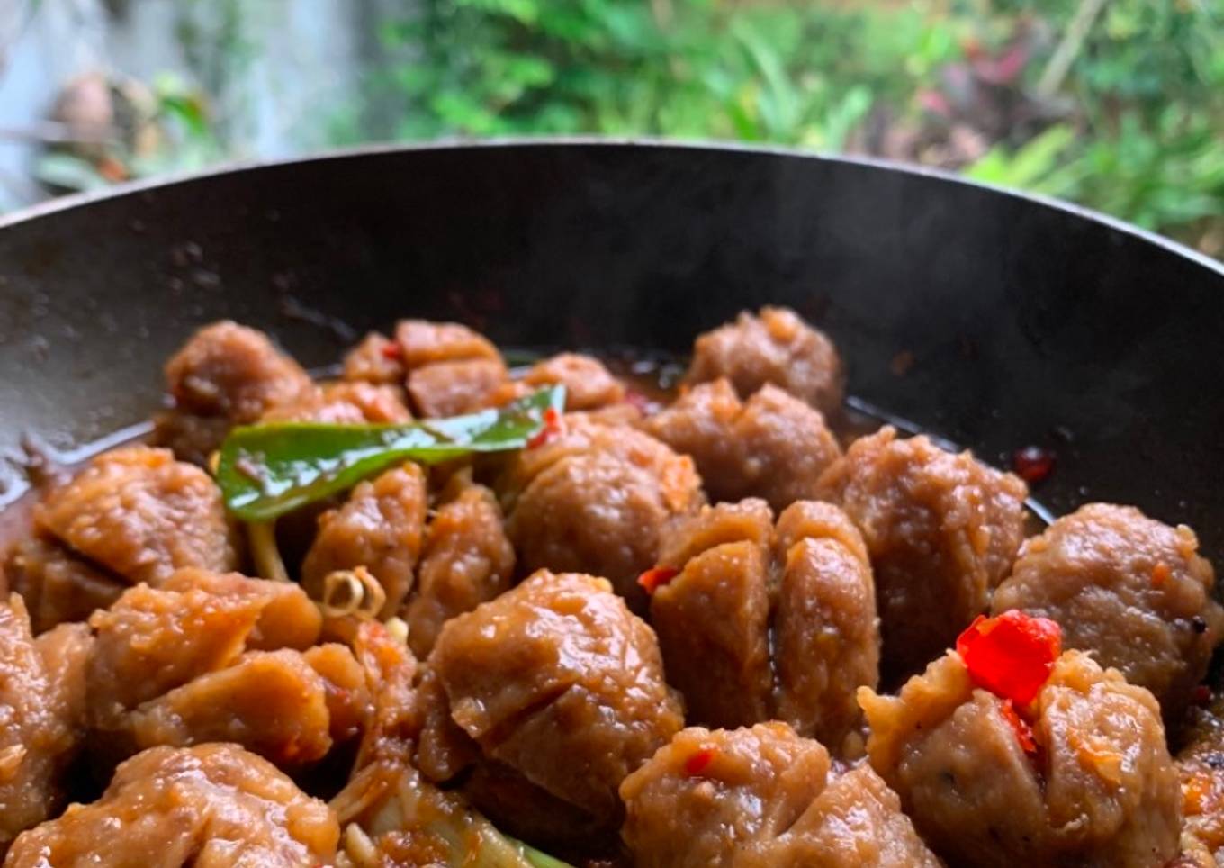 Bakso Penyet Rica-rica