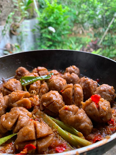 Foto resep Bakso Penyet Rica-rica