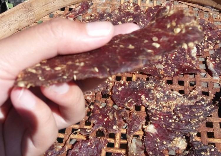 Dendeng sapi simple ala mamuc