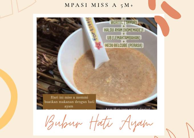 MPASI Miss A 5m+ Bubur Hati ayam