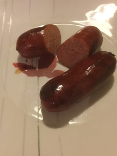 Una foto de Chorizos al vino tinto