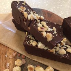 Nutty Chocolate Fudge A picture of Nutty Chocolate Fudge.