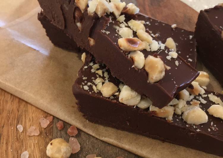 Simple Way to Make Favorite Nutty Chocolate Fudge