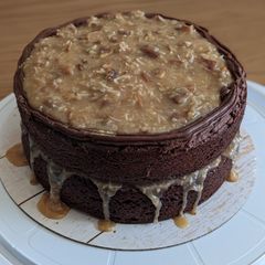 A picture of German Chocolate Cake.