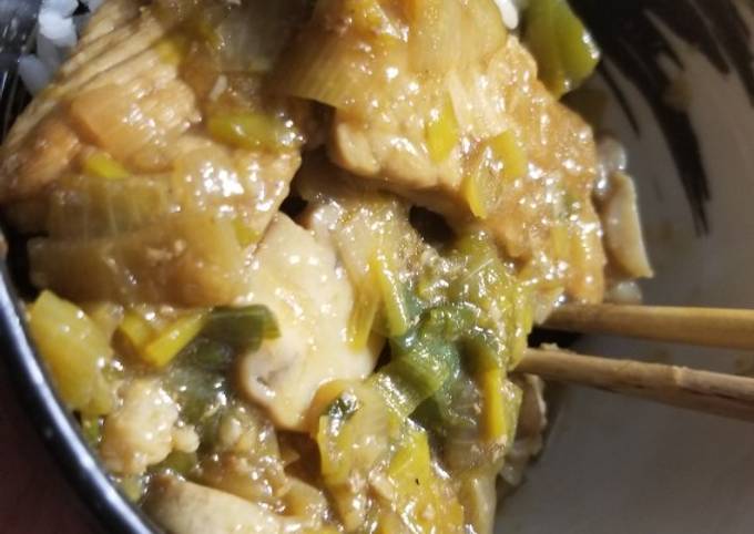 Easiest Way to Prepare Quick Stirfry leeks and pork