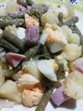 Ensalada con mortadela