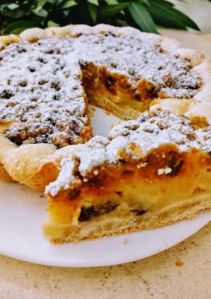 Una foto de Tarta crumble de manzanas