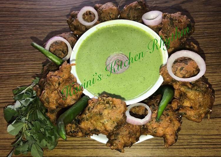 Steps to Prepare Super Quick Homemade Methi nu gota