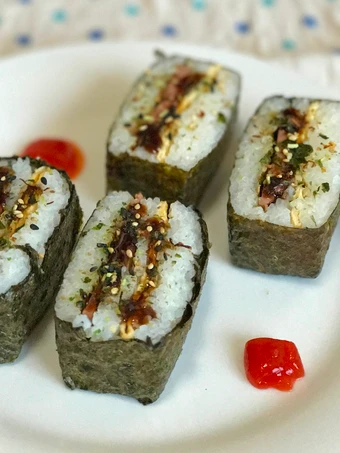 Cara Sederhana Menyiapkan Resep  Onigirazu/おにぎりらず (Isi Telur Dadar &amp; Ham Ayam) yang Sempurna, Lezat Sekali