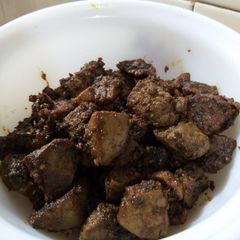 A picture of Dry kaleeji.