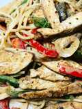 สปาเกตตี้ไก่หมักคาจุน (Cajun Chicken Spaghetti)
