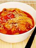 Tteokbokki Slice with Enoki