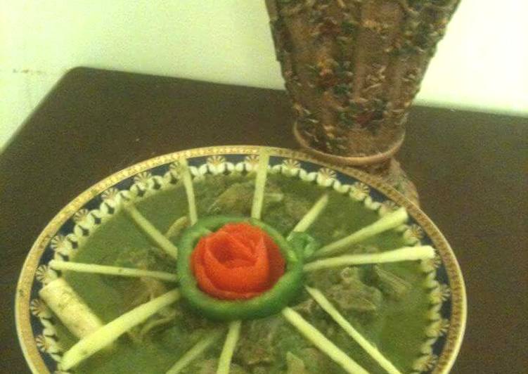 Simple Way to Prepare Speedy Mutton saagwala/Saag gosht
