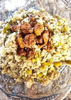 عکسی از دستور شوید باقالی پلو متفاوت