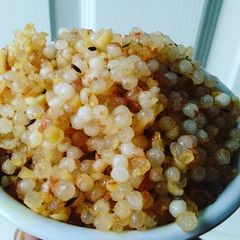 A picture of Sabudana ki khichdi.