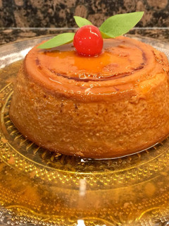 Una foto de Flan de vainilla sin horno