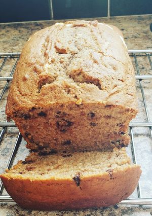A picture of Cinnamon Chocolate Chip Bread.