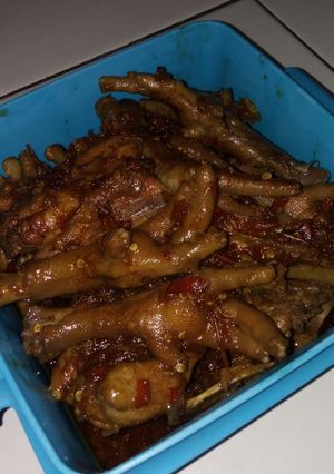 Foto resep Ceker ayam pedas manis
