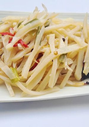醋溜馬鈴薯絲 的食譜成品照片