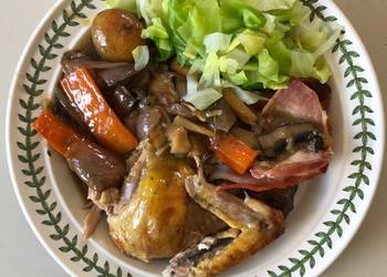 Easiest Way to Make Appetizing Guinea Fowl with Roasted Vegetables