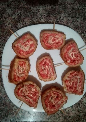 Une photo de Roulé de pain de mie