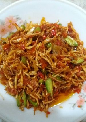 Foto resep Sambel petai teri pedas