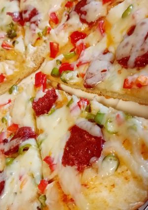 O poză a rețetei Pizza la tigaie.
