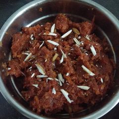 A picture of Gajar ka halwa.