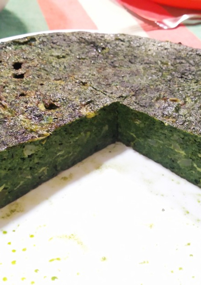 Una foto de Tortilla de espinacas