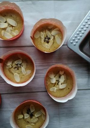 Foto resep Banana Cake Muffin #Kamismanis