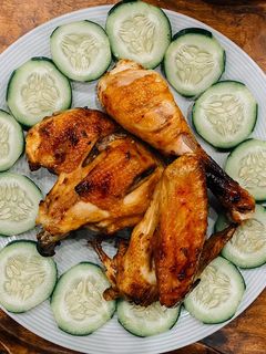 Hình của món Gà nướng mật ong bằng NCKD.