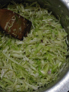 A picture of Fried cabbage.
