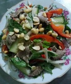 gỏi thịt bê