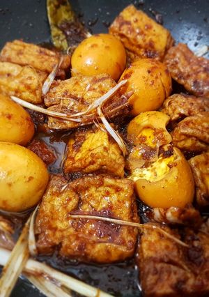 Foto resep Semur telur tahu