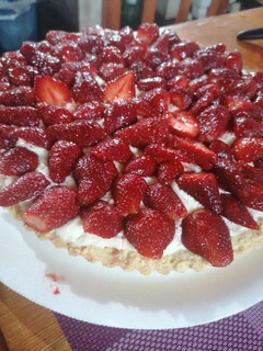 Una foto de Tarta de frutilla