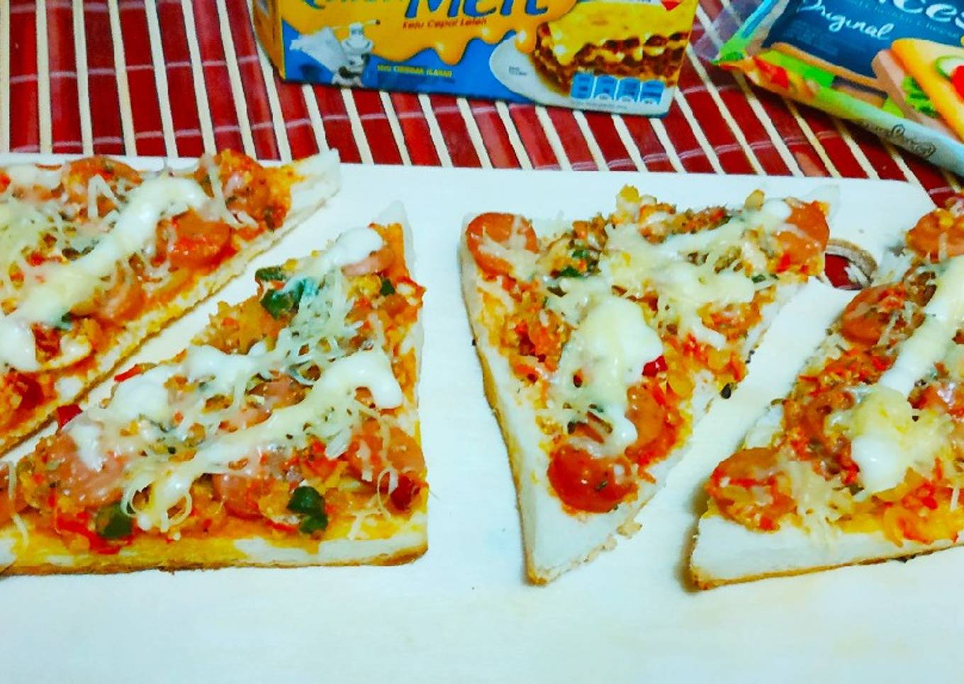 Pizza Roti Tawar