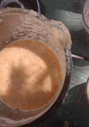Una foto de Gazpacho con melón