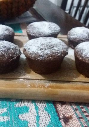 Una foto de Cupcakes de chocolate