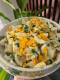 Ensalada de Papas huevo y Perejil