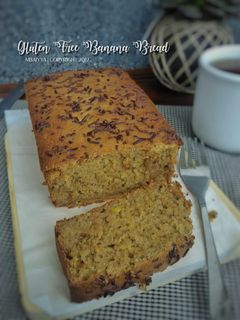 Foto resep Gluten-Free Banana Bread (No Mixer - Anti Gagal)
